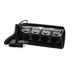 12-24v 4 Led x 4 Dash Mount Flashing Red S16