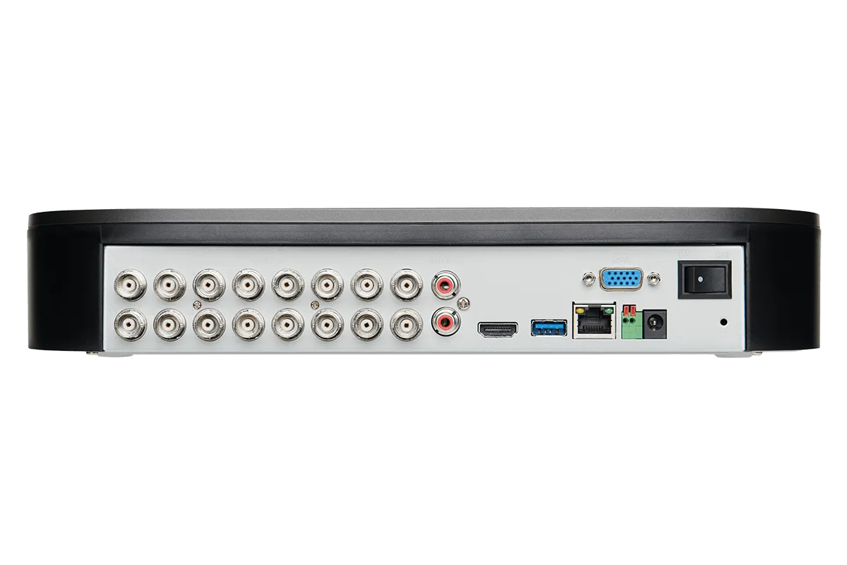 16-Channel 1080p Security System with 16 Active Deterrence Security Cameras