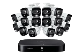 16-Channel 1080p Security System with 16 Active Deterrence Security Cameras