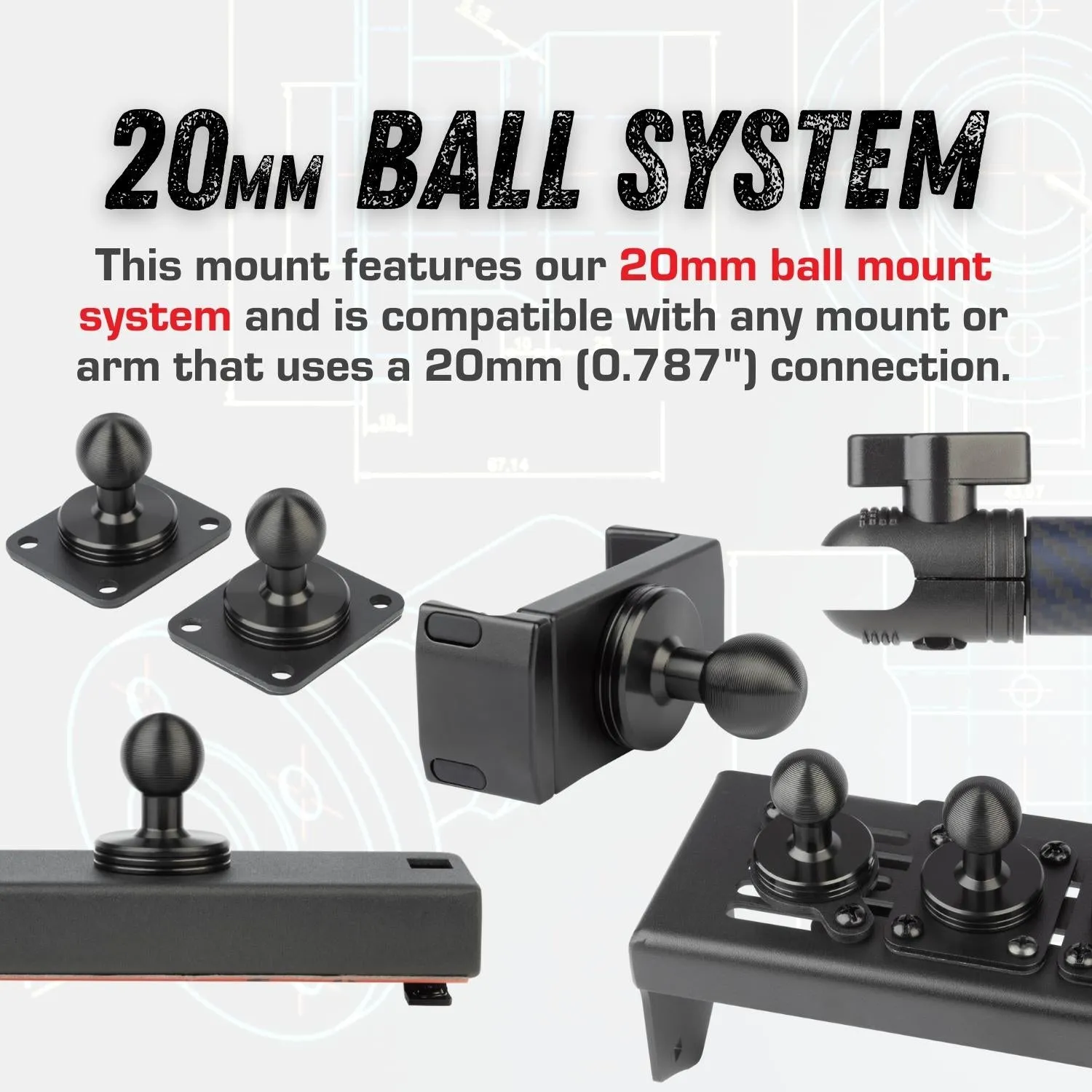 2018-2023 Jeep Wrangler JL   2020-2023 Jeep Gladiator Driver Side Jeep Phone Mount & Action Camera Mount