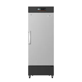 27 in. -25 C Upright Medical Freezer For Pharmacy / Laboratory With Dynamic Freeze, LED Display, Multi-Level Emergency Alarms and Precise Temperature Control, 10.8 Cu. Ft. in Stainless-Steel (KM-PHF-10C)