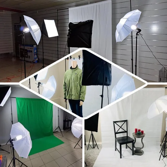 2.8M X 3M Adjustable Height Photographic Backdrop Stand