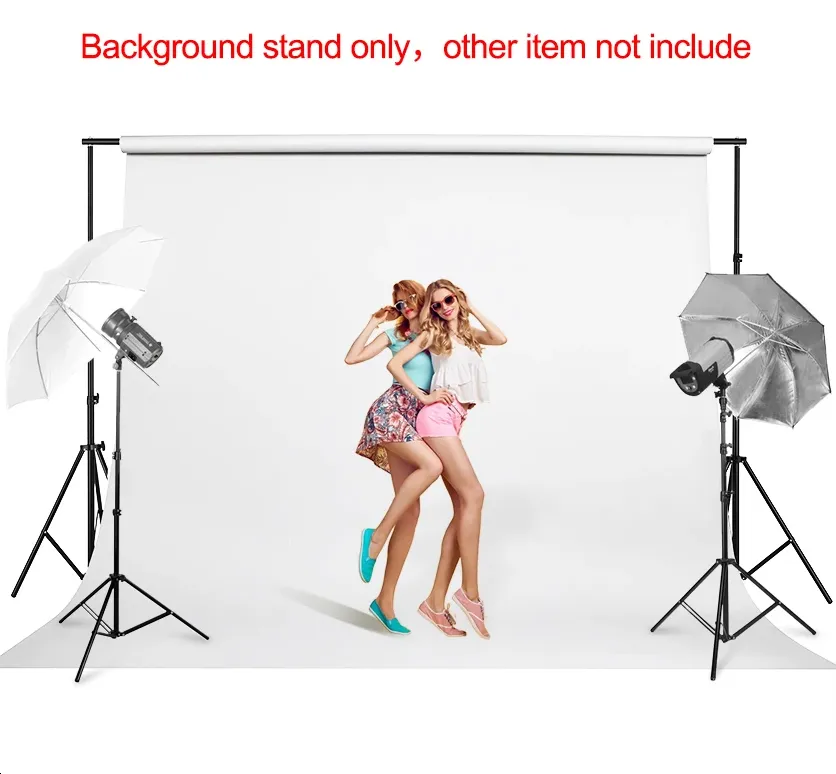 2.8M X 3M Adjustable Height Photographic Backdrop Stand