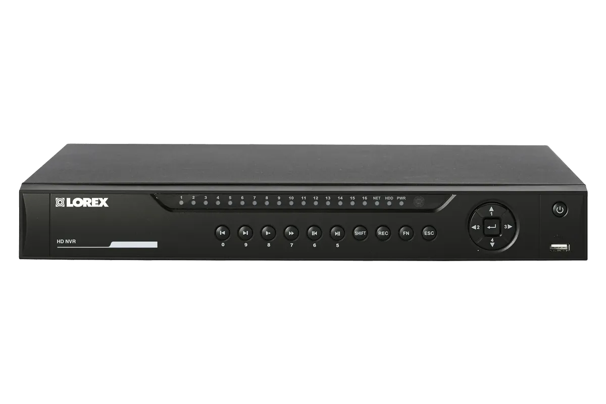 4K NVR with 16 Channels and Lorex Cloud Remote Connectivity