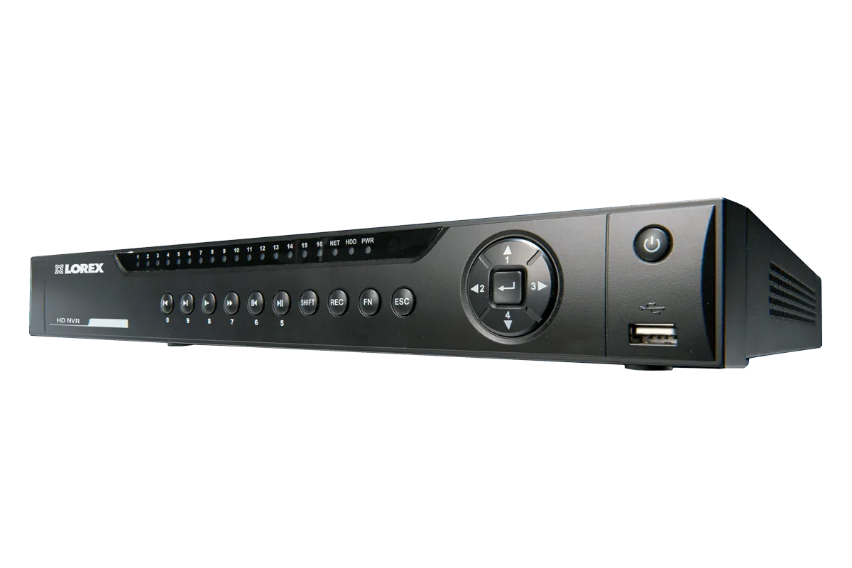 4K NVR with 16 Channels and Lorex Cloud Remote Connectivity