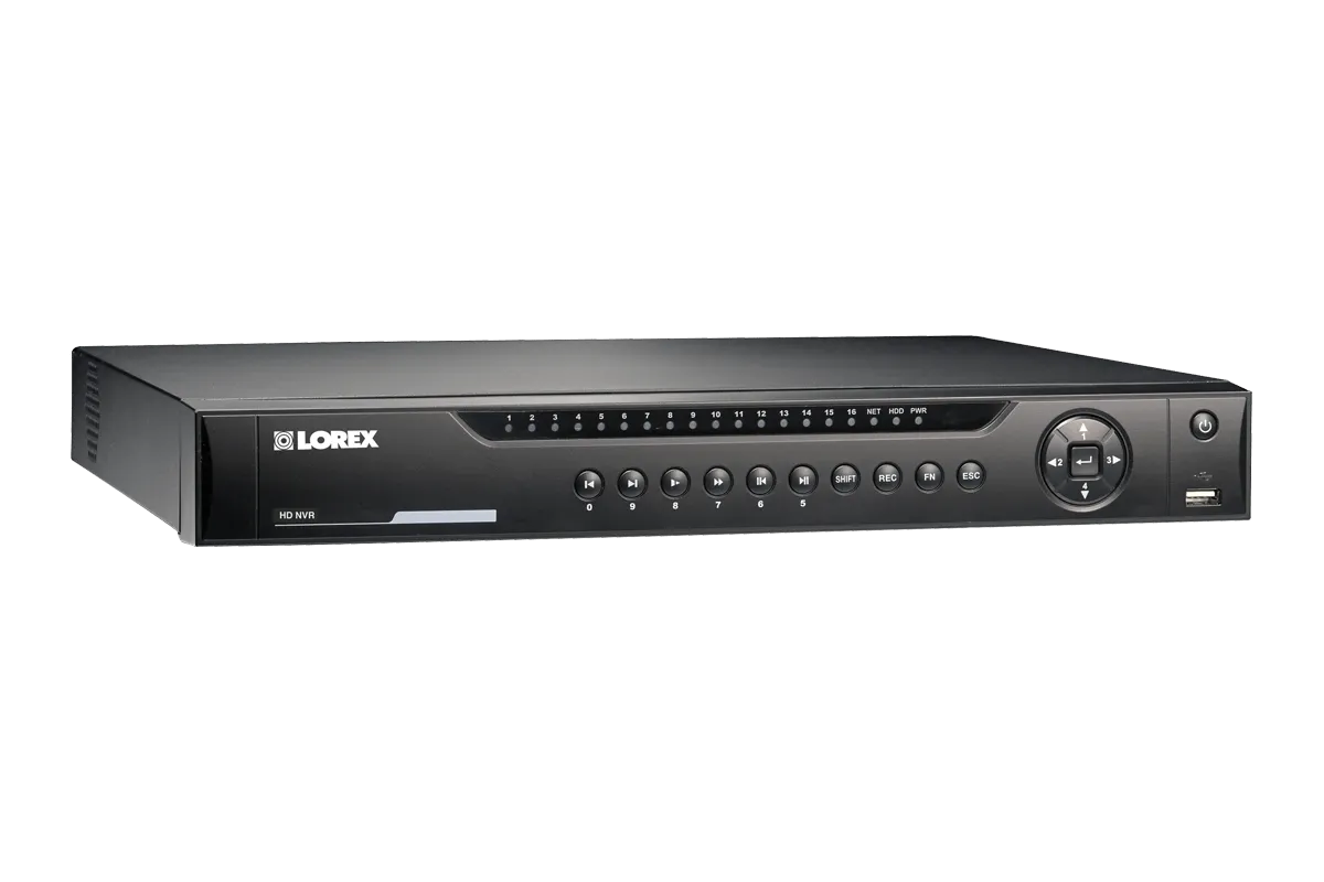 4K NVR with 16 Channels and Lorex Cloud Remote Connectivity