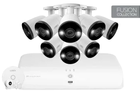 4K Smart Deterrence Wired NVR Security System with Fusion Capabilities, Smart Motion Detection Plus and Smart Sensor Kit