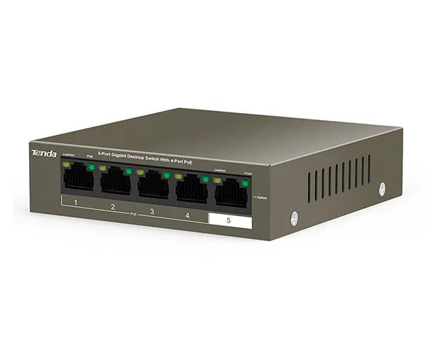 5-Port Gigabit Desktop Switch with 4-Port PoE