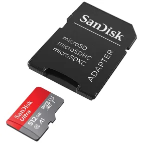 512GB Ultra Micro SD Memory Card with Adapter