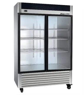 55'' Alaska-Line Reach in 2 Glass Door Cooler 50 Cu.Ft. HIT-409