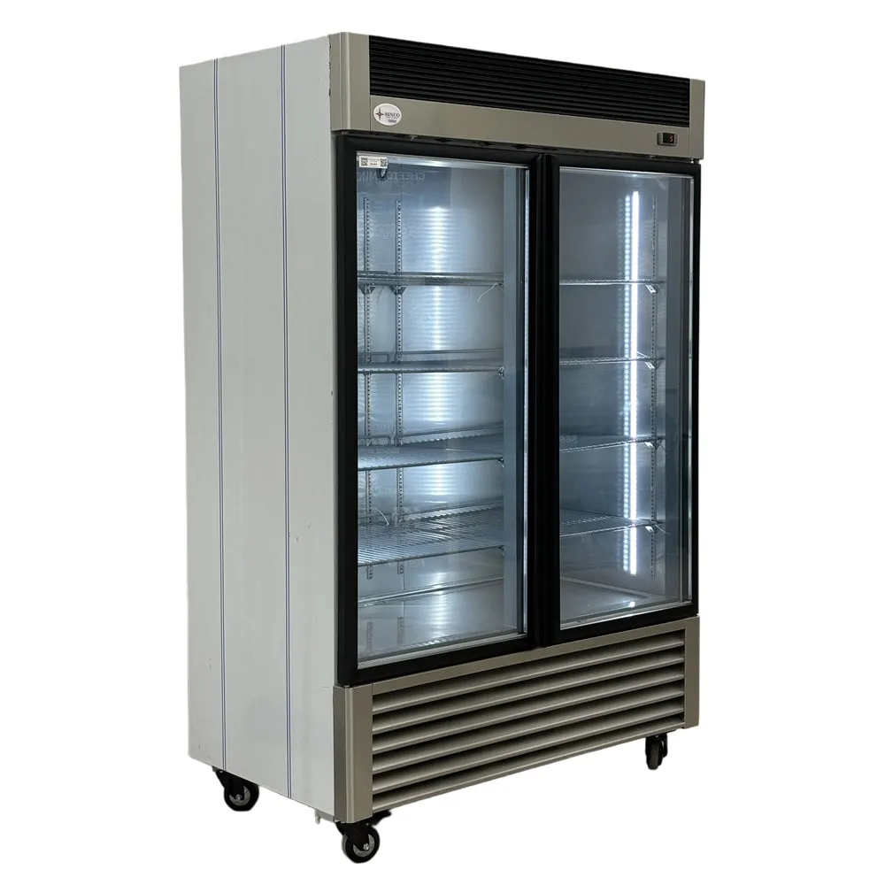 55'' Alaska-Line Reach in 2 Glass Door Cooler 50 Cu.Ft. HIT-409