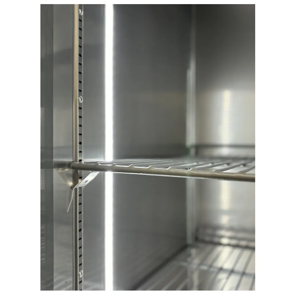 55'' Alaska-Line Reach in 2 Glass Door Cooler 50 Cu.Ft. HIT-409