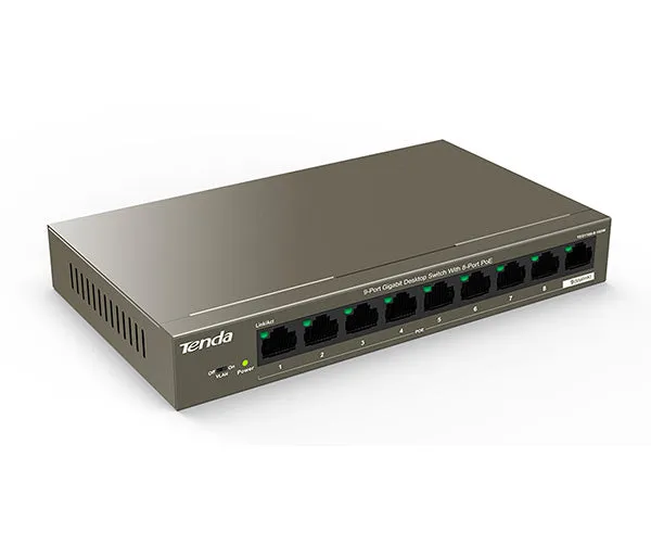 9-Port Gigabit Desktop Switch with 8-Port PoE