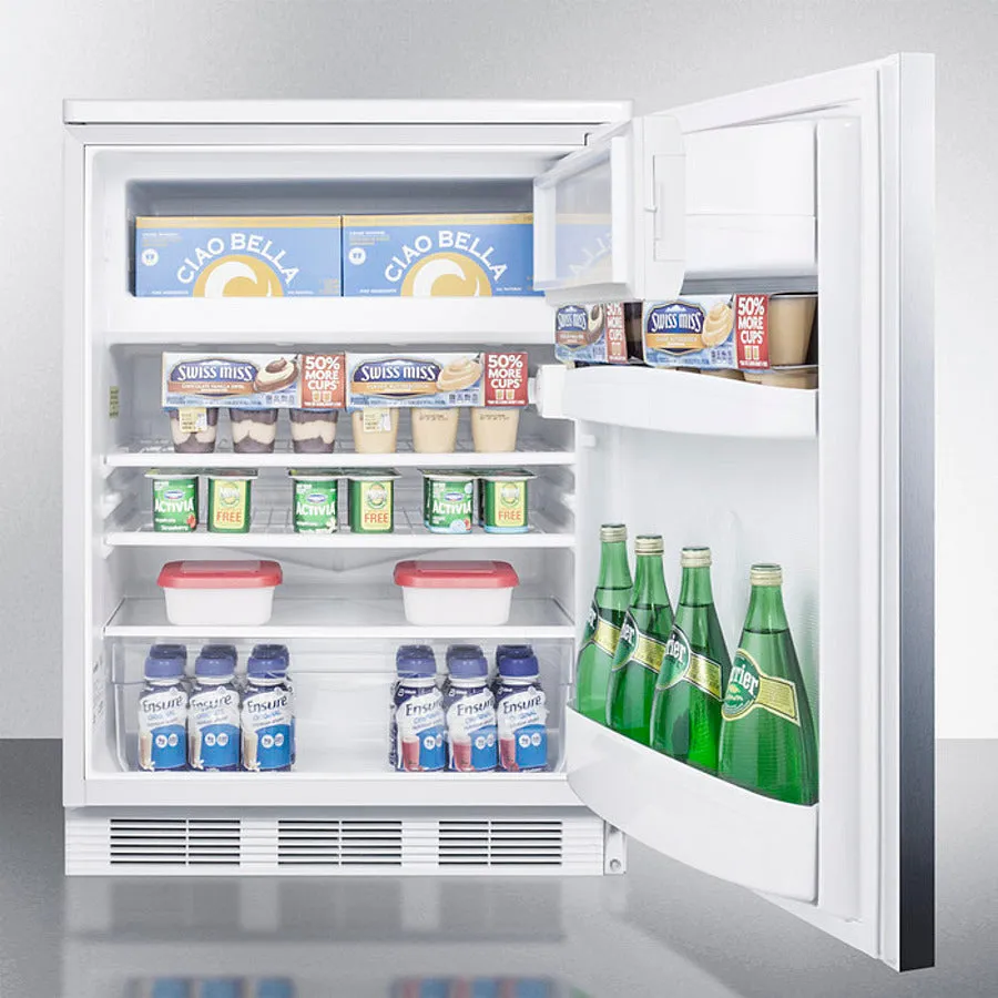Accucold Summit - 24" Wide Refrigerator-Freezer | CT66LWSSHH