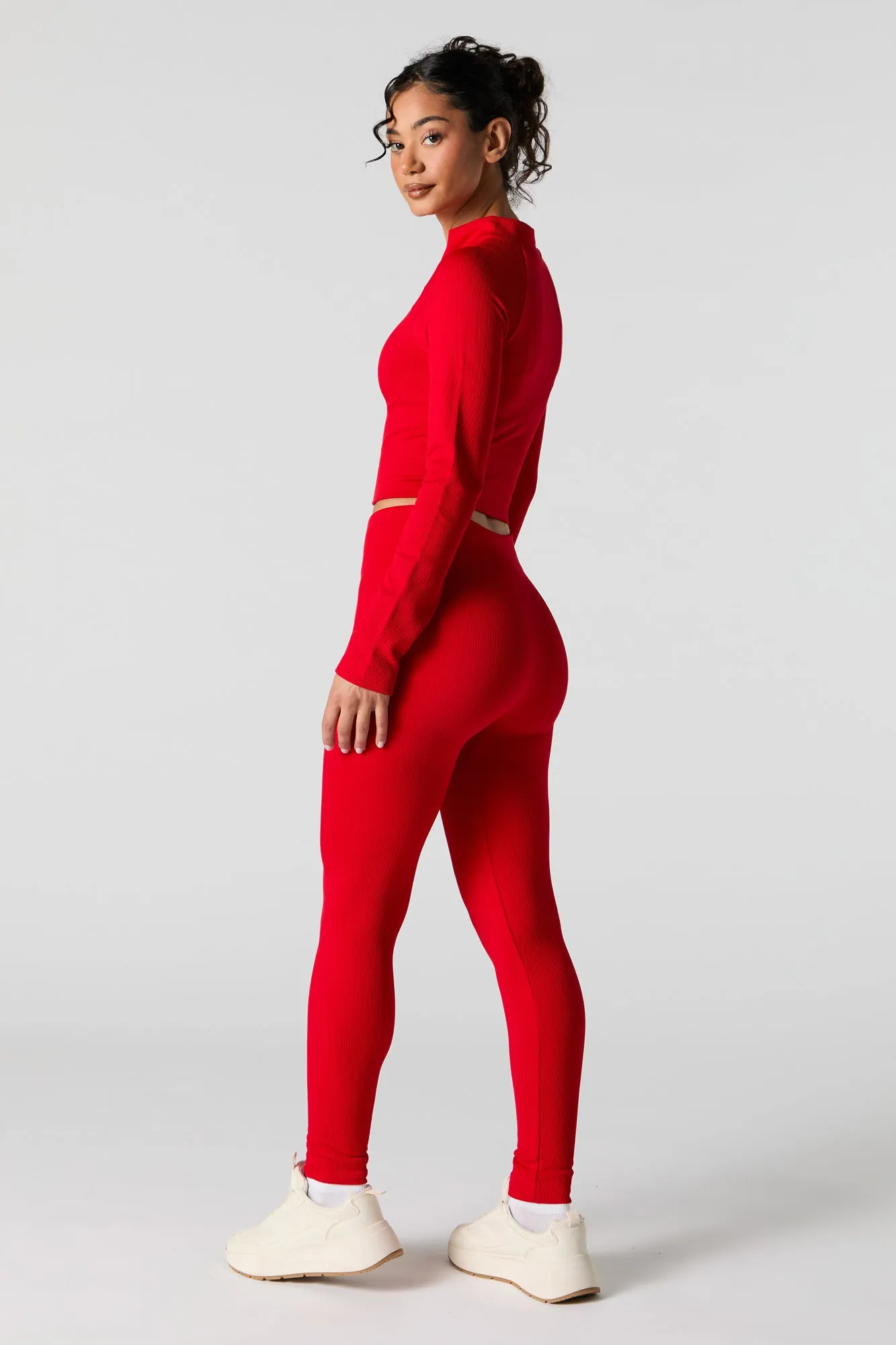 Active Seamless Ribbed Legging