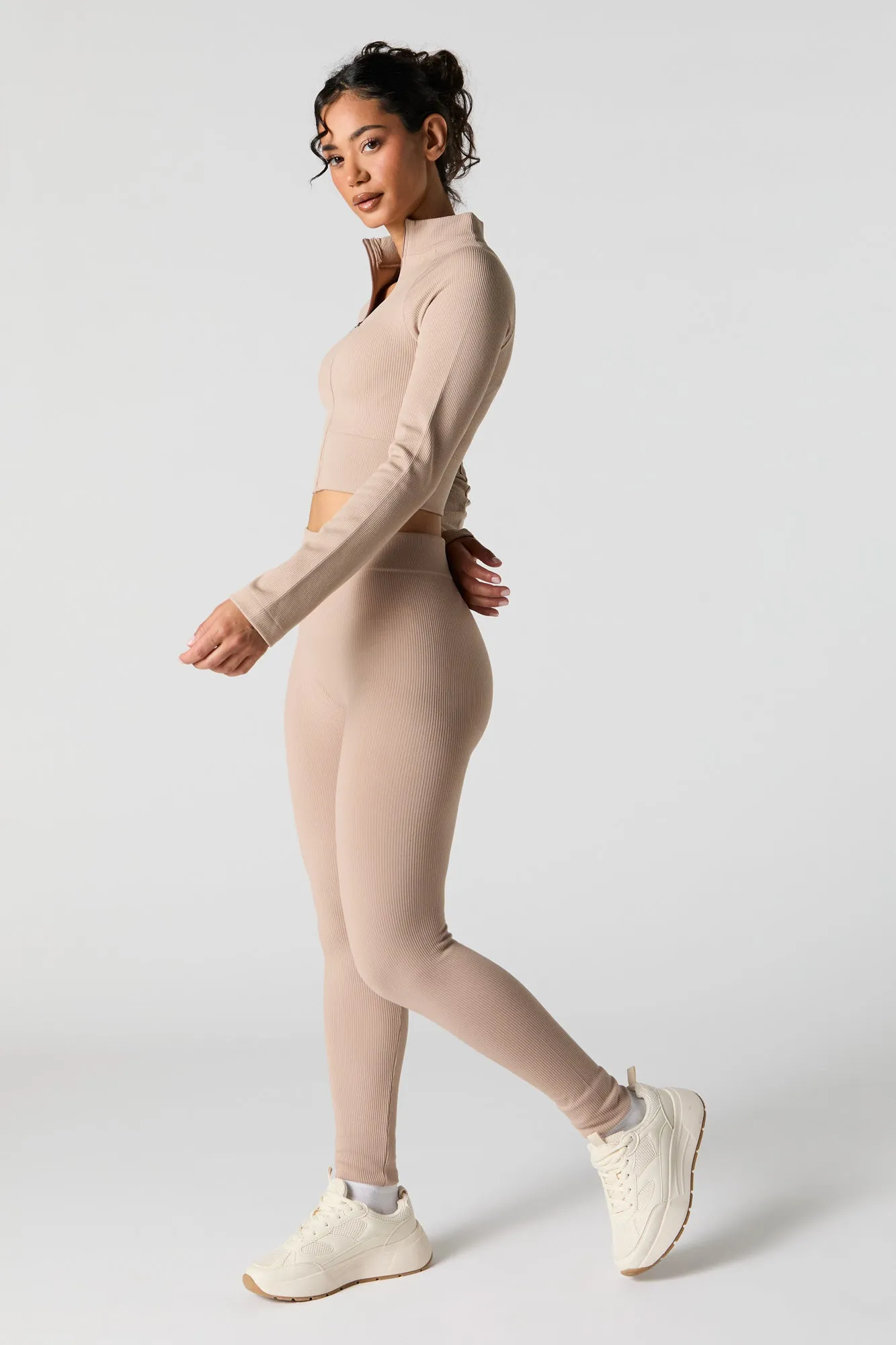 Active Seamless Ribbed Legging
