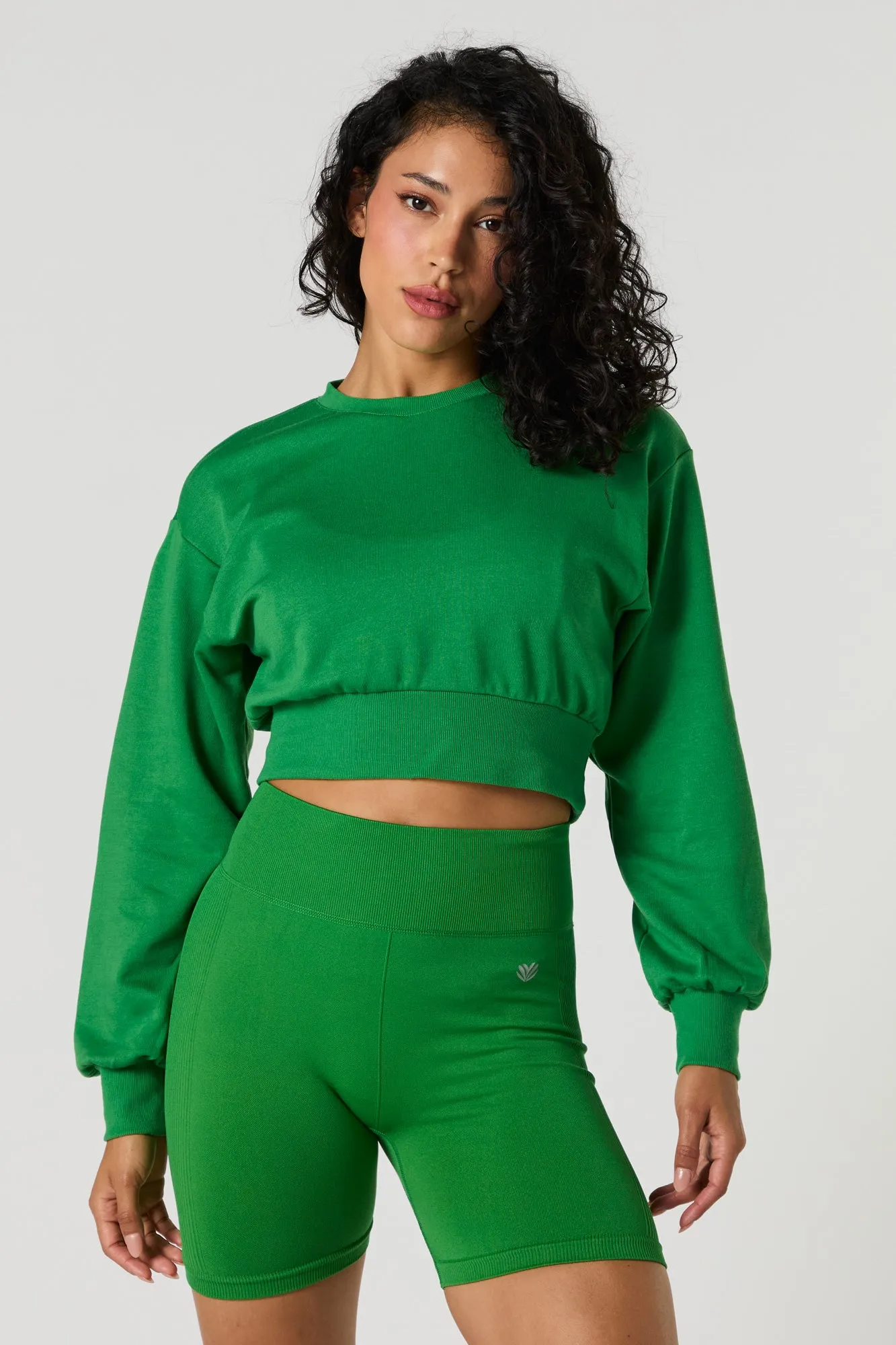 Active Solid Seamless Biker Short