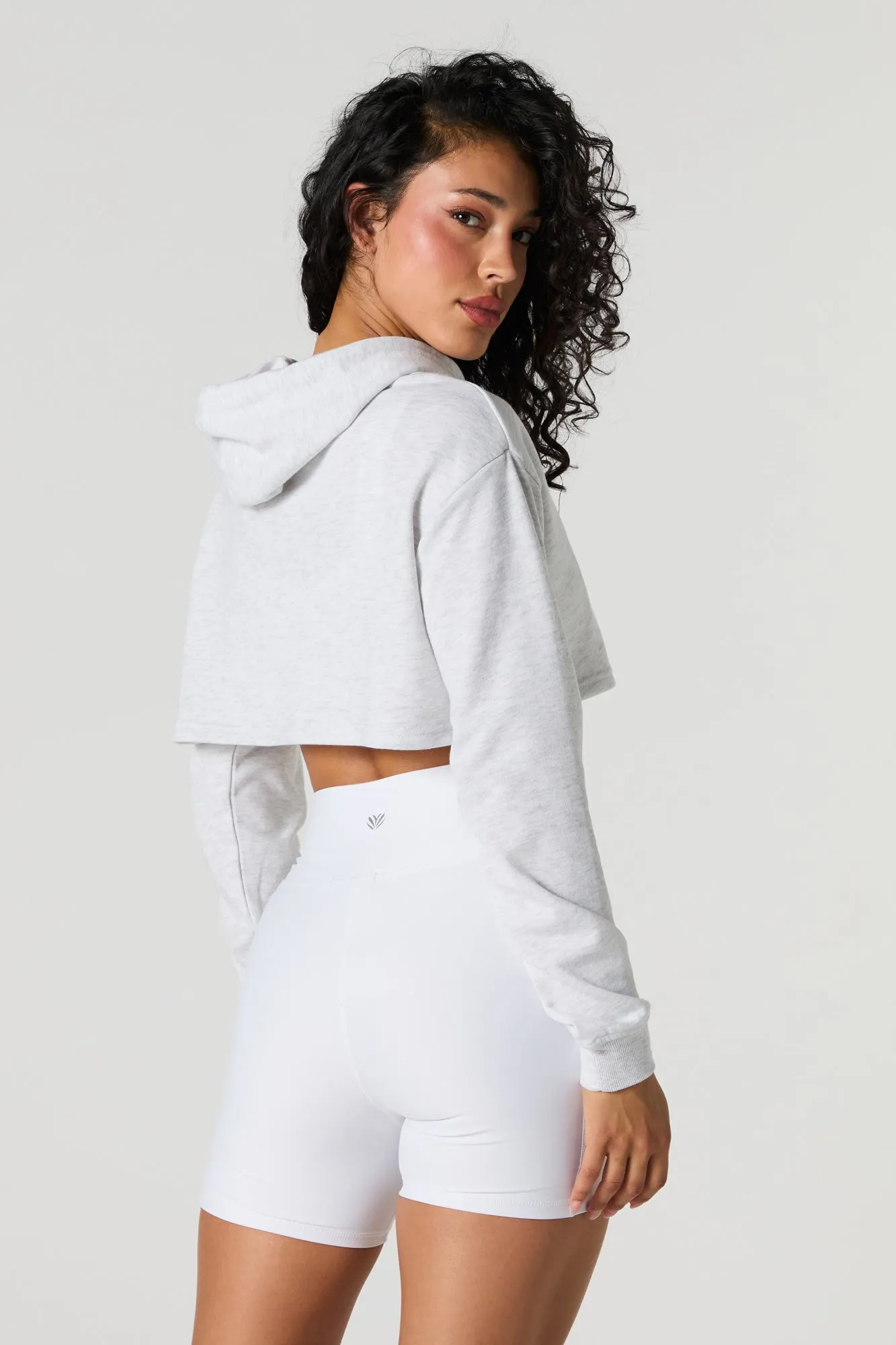 Active Surplice Waist Biker Short with Pockets