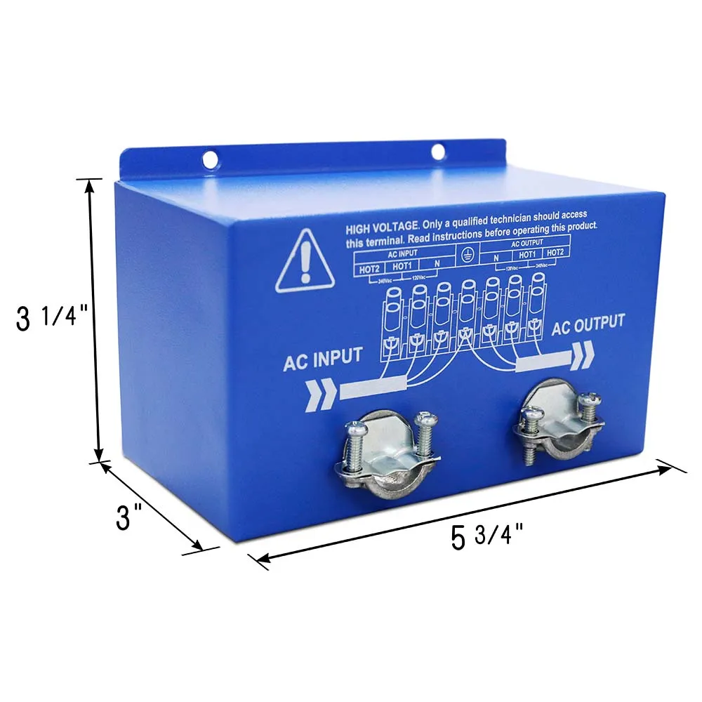 AIMS Power 3000 Watt 12 Volt Pure Sine Inverter Charger With 50A Bypass