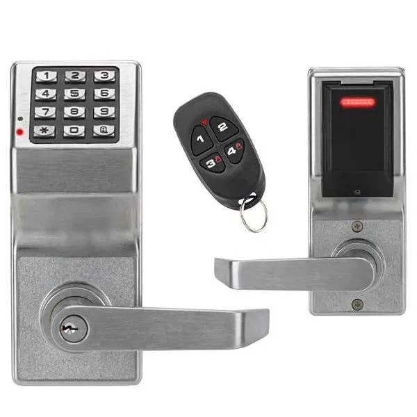 Alarm Lock Trilogy - DL2700LD - Access Control Lever Set - Remote Release FOB & Classroom Lockdown - Satin Chrome - 26D