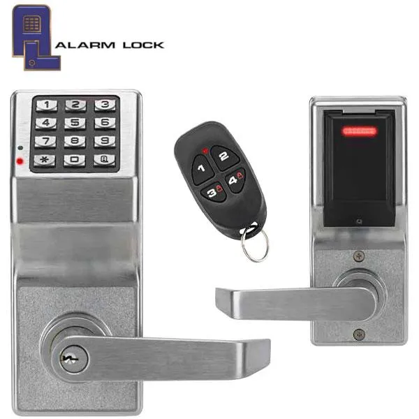 Alarm Lock Trilogy - DL2700LD - Access Control Lever Set - Remote Release FOB & Classroom Lockdown - Satin Chrome - 26D