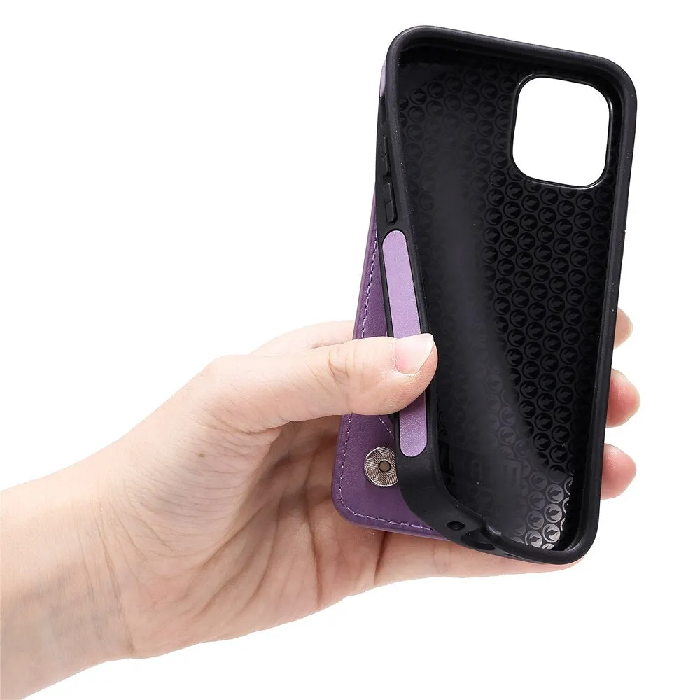Anymob iPhone Black 3D Butterfly Flip Leather Case Mini Wallet Book Cover