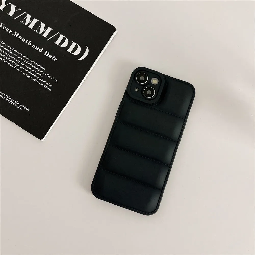 Anymob iPhone Black Jacket Silicone Phone Case Shockproof Candy Bumper Cover