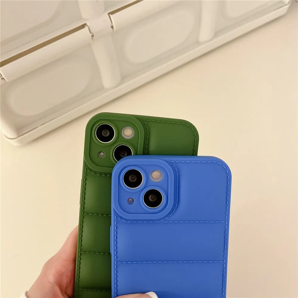 Anymob iPhone Black Jacket Silicone Phone Case Shockproof Candy Bumper Cover