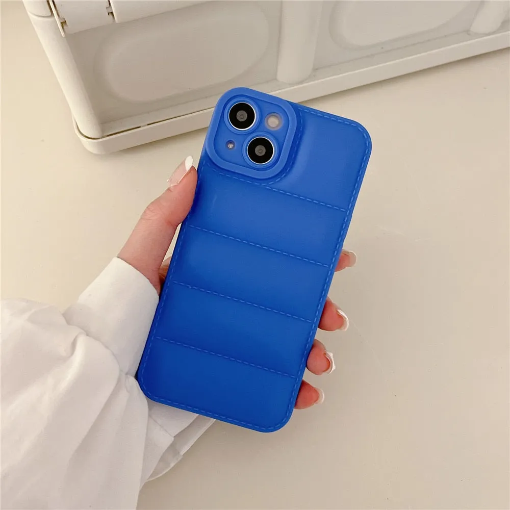 Anymob iPhone Black Jacket Silicone Phone Case Shockproof Candy Bumper Cover