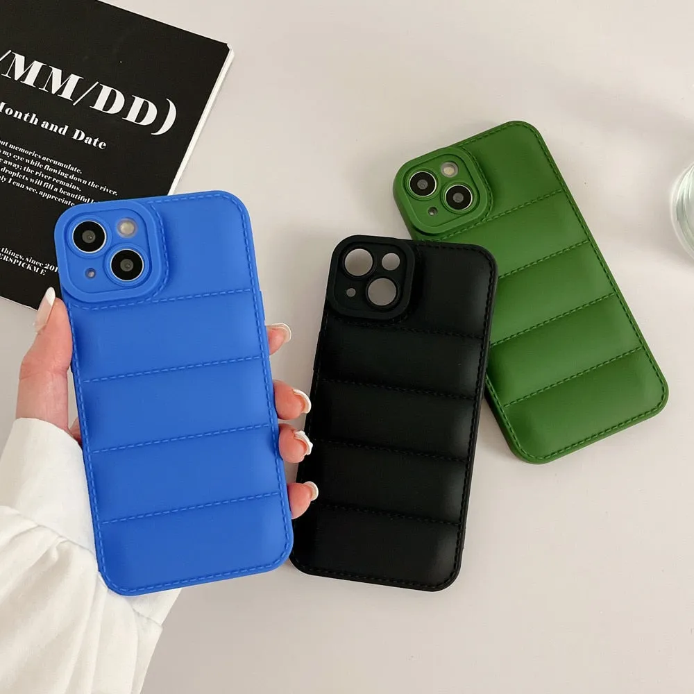 Anymob iPhone Black Jacket Silicone Phone Case Shockproof Candy Bumper Cover