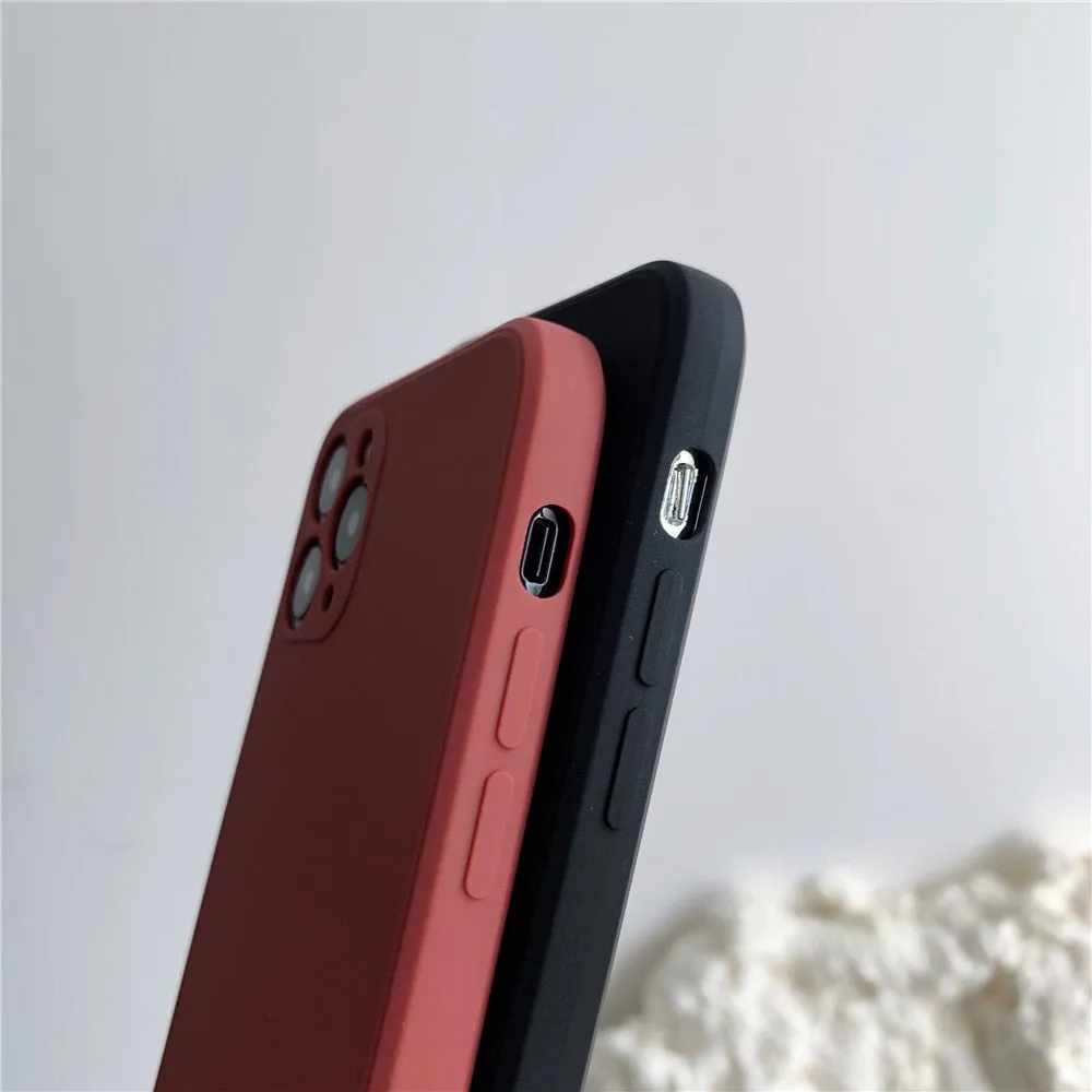 Anymob iPhone Green Soft Silicone Phone Cases Candy Colors TPU Back Cover