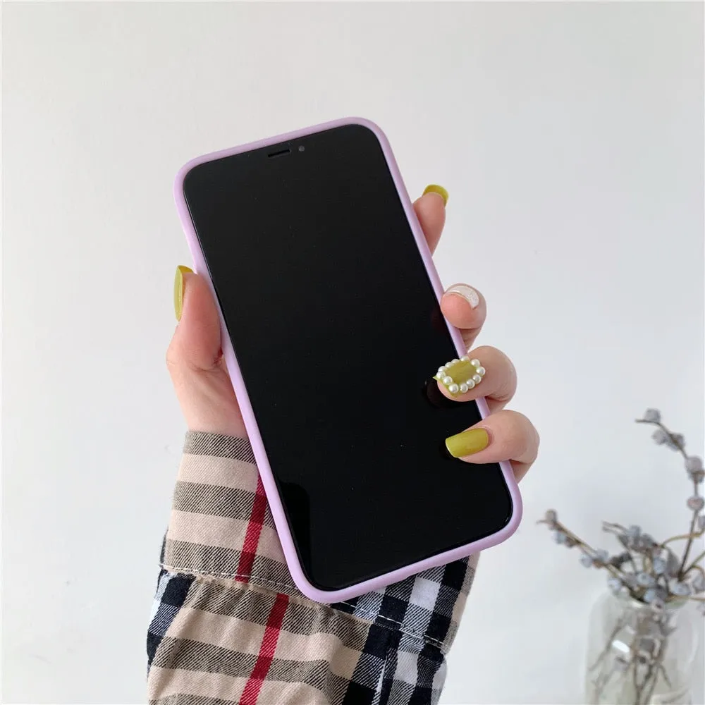 Anymob iPhone Green Soft Silicone Phone Cases Candy Colors TPU Back Cover