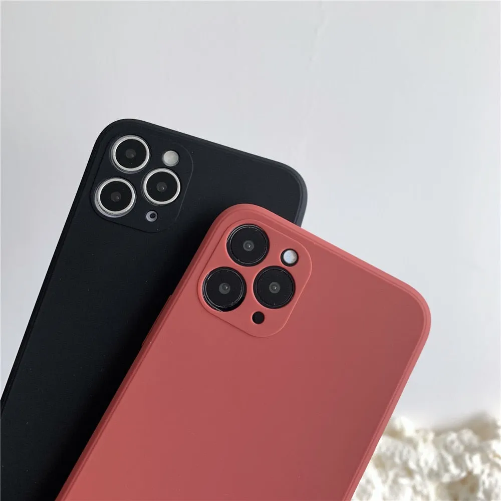 Anymob iPhone Green Soft Silicone Phone Cases Candy Colors TPU Back Cover