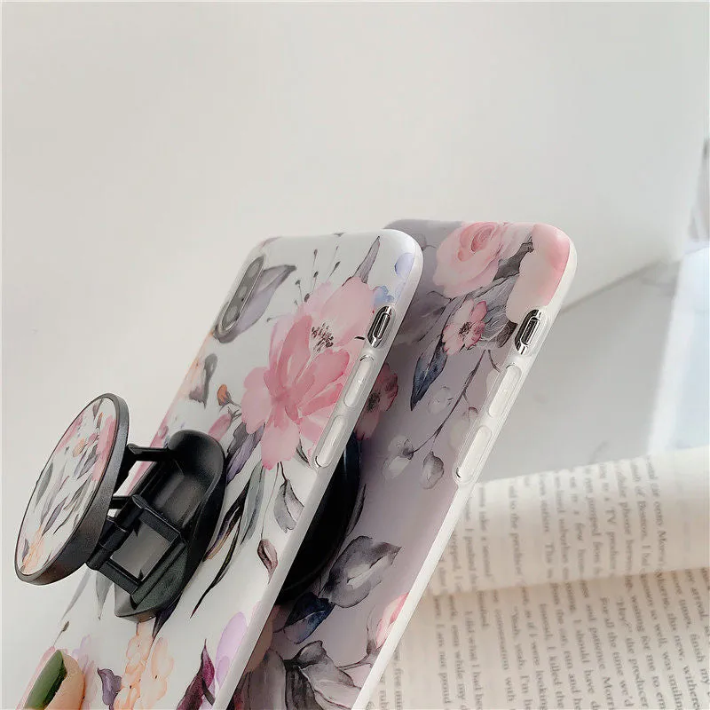 Anymob iPhone Violet Case Back Cover Silicone Phone Cases