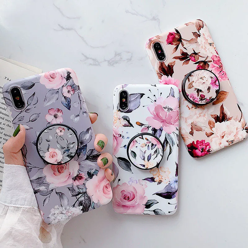 Anymob iPhone Violet Case Back Cover Silicone Phone Cases