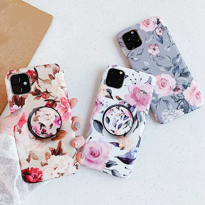 Anymob iPhone Violet Case Back Cover Silicone Phone Cases