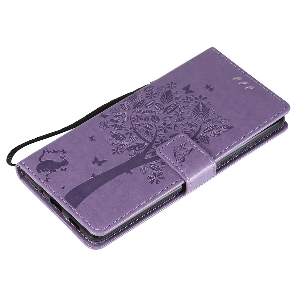Anymob Samsung Baby Pink Leather Flip Case Wallet Cases Phone Bag Shell Cover