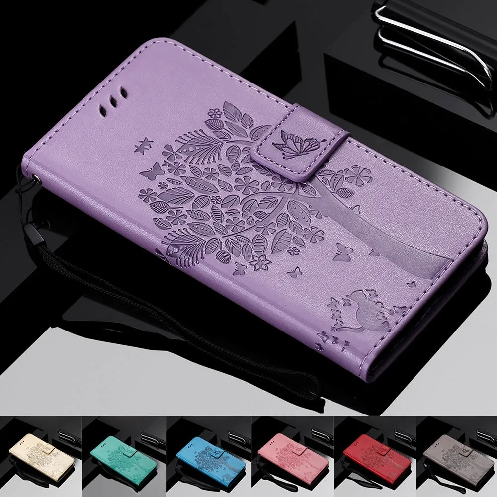 Anymob Samsung Baby Pink Leather Flip Case Wallet Cases Phone Bag Shell Cover