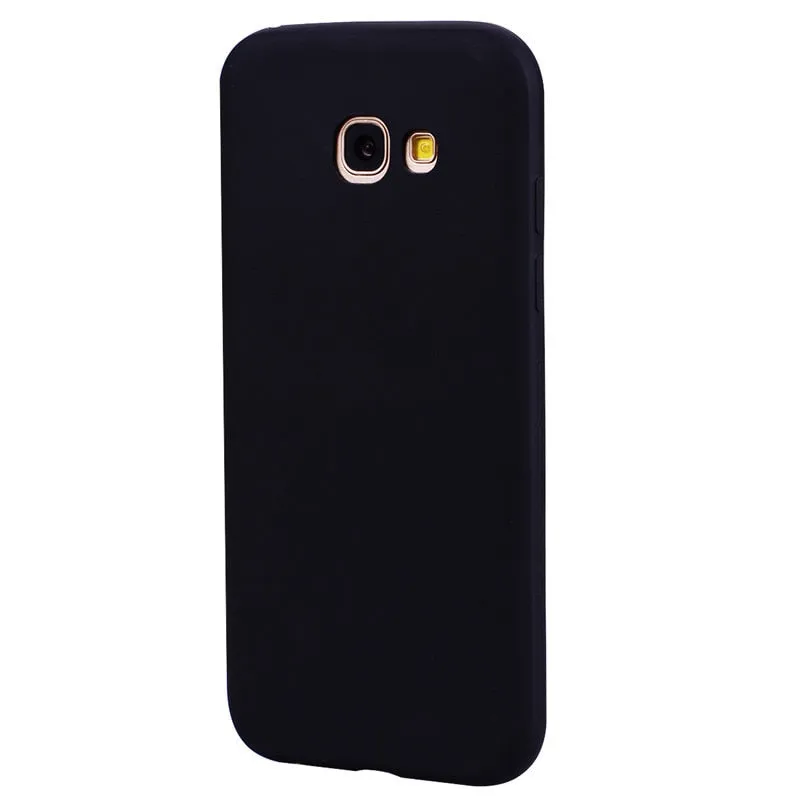 Anymob Samsung Blue Soft Silicon Case Candy Color Phone Case