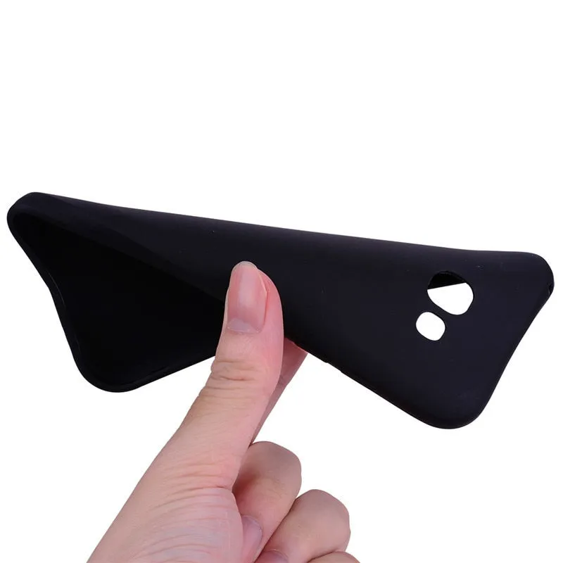 Anymob Samsung Blue Soft Silicon Case Candy Color Phone Case