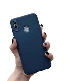 Anymob Samsung Dark Blue Candy Colored Jelly Silicone Mobile Phone Protective Case