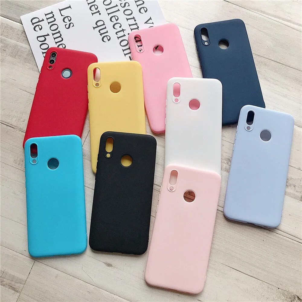 Anymob Samsung Dark Blue Candy Colored Jelly Silicone Mobile Phone Protective Case