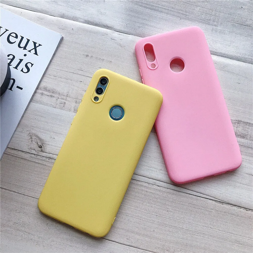 Anymob Samsung Dark Blue Candy Colored Jelly Silicone Mobile Phone Protective Case