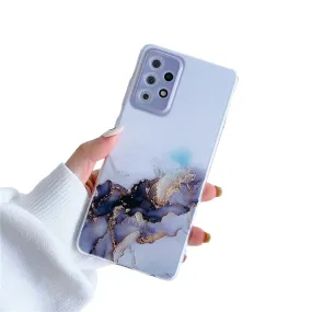 Anymob Samsung Gray Transparent Marble Phone Case Fundas Cover