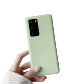 Anymob Samsung Green Candy Color Phone Case Silicone Back Cover