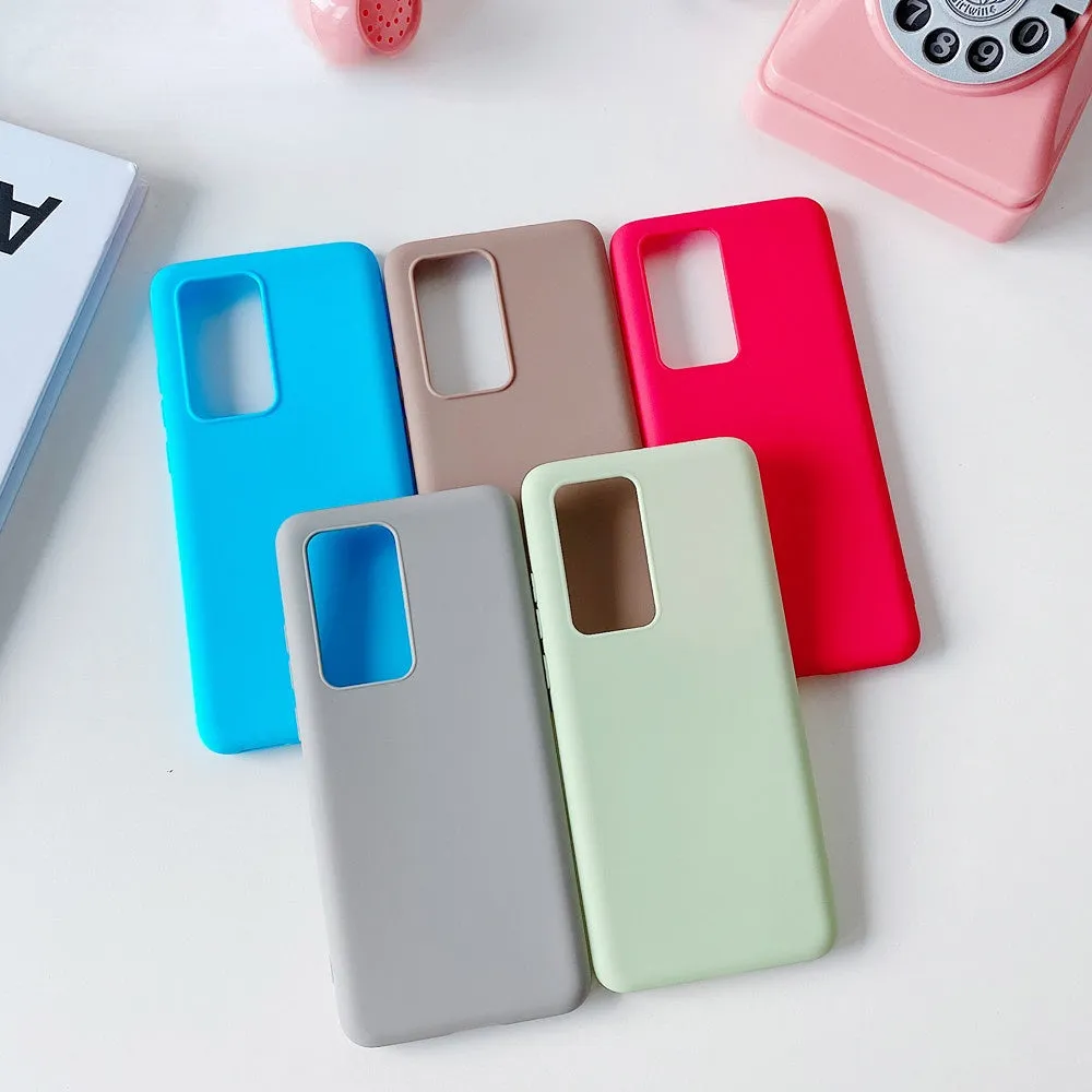 Anymob Samsung Green Candy Color Phone Case Silicone Back Cover