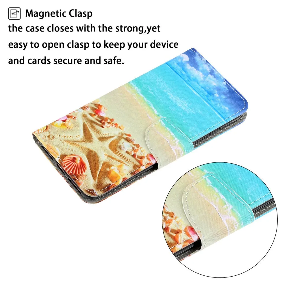 Anymob Samsung Intelligent Fox Magnetic Flip Wallet Case Painted Leather Phone Cover