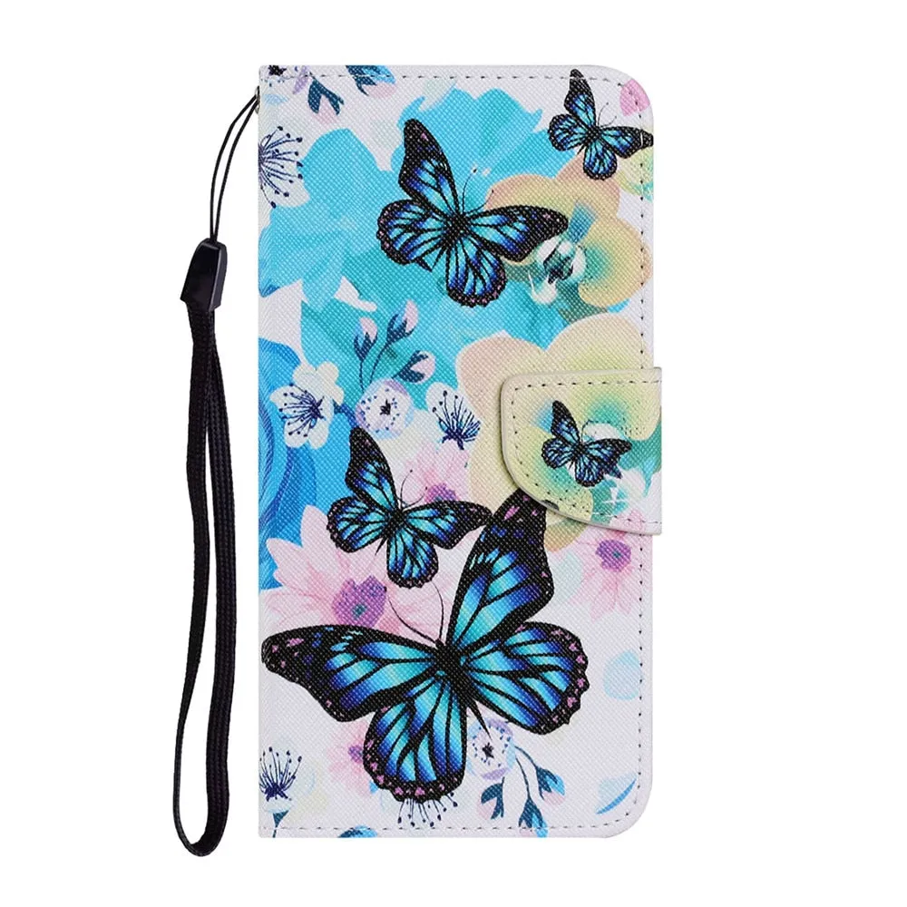 Anymob Samsung Pink Fairy Painted Case Flip Wallet Leather Phone Cover