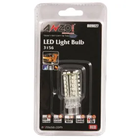 Anzo USA 809027 LED Replacement Bulb; 3156/3157; 30 LEDs; 1 3/4 in.Tall; Red;