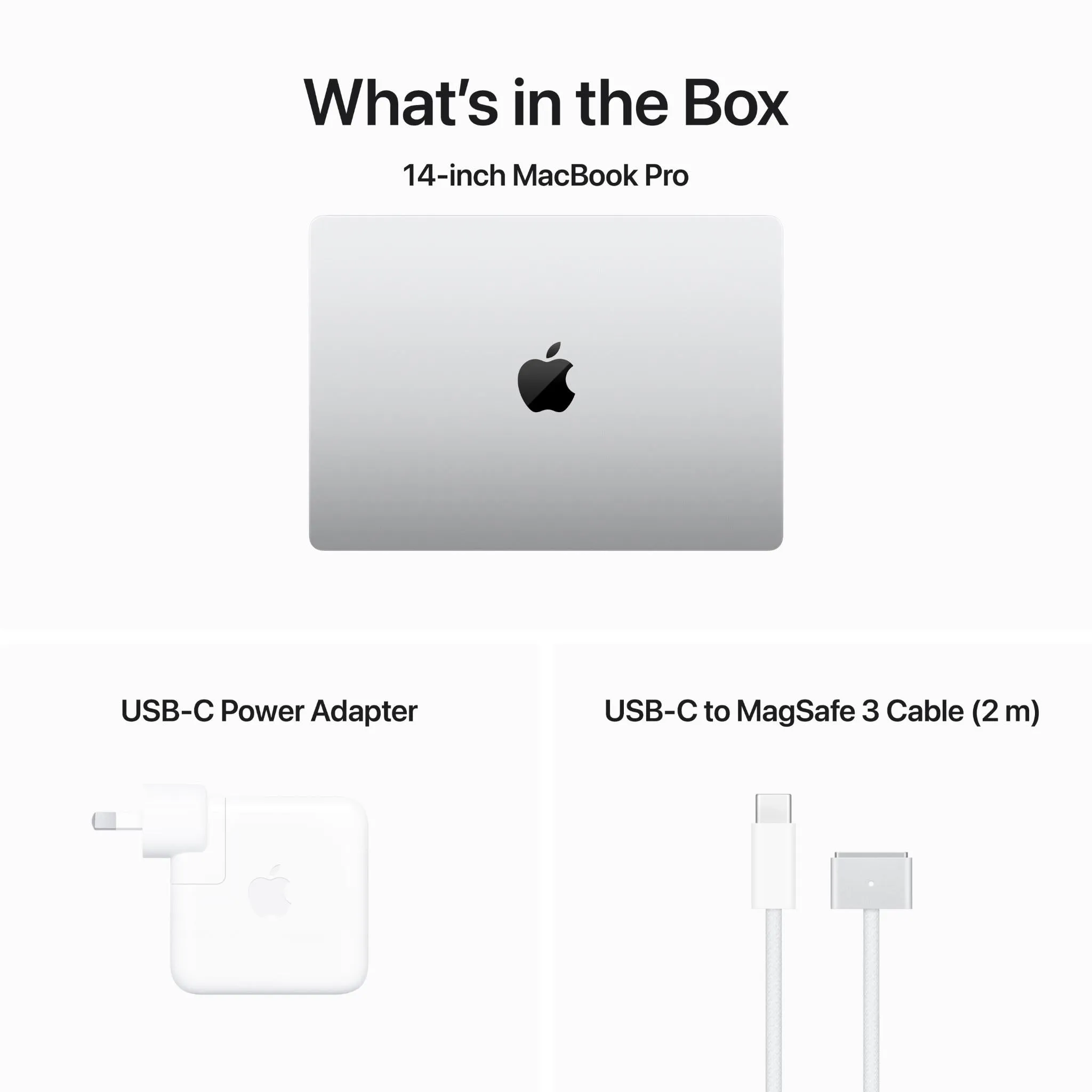 Apple MacBook Pro 14-inch with M3 Chip, 1TB SSD/16GB (Silver)[2023]
